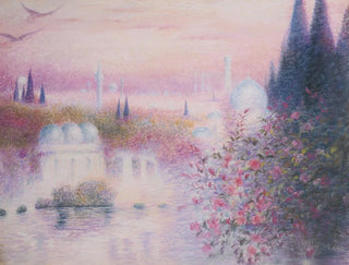 Les roses d'Ispahan - Lucien Lévy-Dhurmer — visning af kunstværket