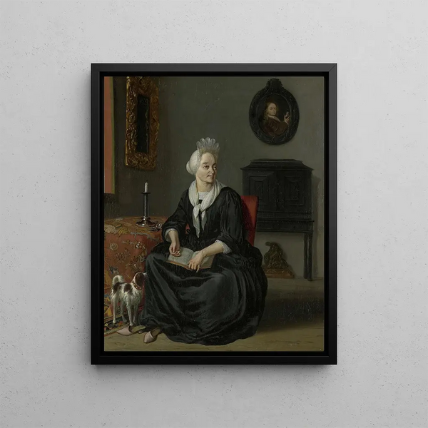 Ludolf Backhuysen - Anna de Hooghe 16451717 The Painters fourth Wife.webp