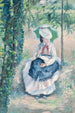 Madame Piette med paraply - Ludovic Piette-Montfoucault — visning af kunstværket