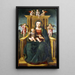 La Vierge et l'Enfant en majesté - Ludovico Brea — indrammet kunstværk på væggen