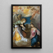 Annonciation - Ludovico Carracci — indrammet kunstværk på væggen