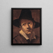 Portræt af en ung mand - Ludovico Carracci — indrammet kunstværk på væggen