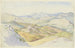 Les collines sabines et Rocca Santo Stefano set fra Civitella - Ludwig Deurer — visning af kunstværket