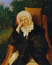 Dame i en lænestol - Ludwig Ferdinand Schnorr von Carolsfeld — visning af kunstværket