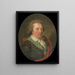 Johan Tobias Sergel 1740–1814 kunstner skulptør - Ludwig Guttenbrunn — indrammet kunstværk på væggen
