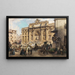 La Fontaine de Trevi i Rom - Ludwig Johann Passini — indrammet kunstværk på væggen