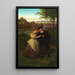 Amour courtois - Ludwig Kachel — indrammet kunstværk på væggen