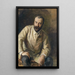 Portrait af Carl Moll - Ludwig Michalek — indrammet kunstværk på væggen