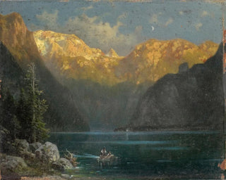 Atmosfære ved Königssee - Ludwig Sckell — visning af kunstværket