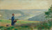 Vue dans la vallée de l'Elbe près de Königstein - Ludwig von Hofmann — visning af kunstværket