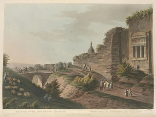 Luigi Mayer - Bridge over The Brook Kedron.webp