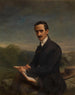 The Painter Alexandre Calame - Luigi Rubio — visning af kunstværket