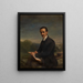 The Painter Alexandre Calame - Luigi Rubio — indrammet kunstværk på væggen