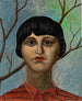 Portrait de Lina Zaquini - Luigi Russolo — visning af kunstværket