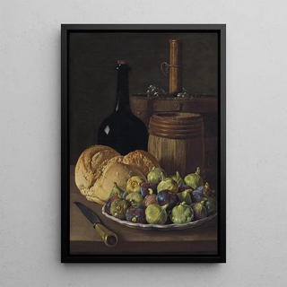 Luis Melndez - Still Life with Figs and Bread.webp