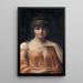 Une klassisk skønhed - Luis Ricardo Falero — indrammet kunstværk på væggen