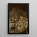 Le Serpent d'airain - Maarten van Heemskerck — indrammet kunstværk på væggen