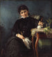 Madame Anna Seekamp, kunstnerens søster - Bertha Wegmann — visning af kunstværket
