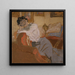 Madame Hessel sur le canapé - Édouard Vuillard — indrammet kunstværk på væggen