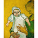 Reproduktion af maleriet Madame Roulin og hendes baby - Vincent van Gogh