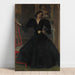 Reproduktion af maleriet Madame Sorolla (Clotilde García del Castillo, 1865-1929) i sort - Joaquín Sorolla