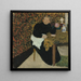 Madame Vuillard med en lyserød kop - Édouard Vuillard — indrammet kunstværk på væggen