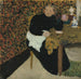 Madame Vuillard med en lyserød kop - Édouard Vuillard — visning af kunstværket