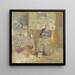 Madame Vuillard syende - Édouard Vuillard — indrammet kunstværk på væggen