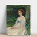 Reproduktion af maleriet Mademoiselle Betty Pollock - John William Waterhouse