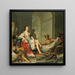 Mademoiselle de Clermont som sultane - Jean-Marc Nattier — indrammet kunstværk på væggen