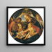 Madone du Magnificat - Follower of Botticelli — indrammet kunstværk på væggen