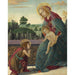 Reproduktion af maleriet Sandro Botticelli: Madonna og Barn med den unge Sankt Johannes Døberen