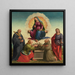 Madonna Delle Cintola med helgenerne Benedikt, Thomas, François og Julien - Francesco Granacci — indrammet kunstværk på væggen