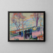 Bords de la Seine - Magnus Enckell — indrammet kunstværk på væggen