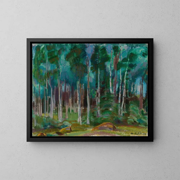 Bétulas à Vksy - Magnus Enckell — indrammet kunstværk på væggen