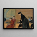 Skoleelementær - Magnus Enckell — indrammet kunstværk på væggen