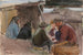 Fiskere ved havkanten - Magnus Enckell — visning af kunstværket