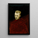 Tête de Bruno Aspelin - Magnus Enckell — indrammet kunstværk på væggen