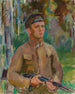 Den skovjæger Gunnar Arnkil - Magnus Enckell — visning af kunstværket