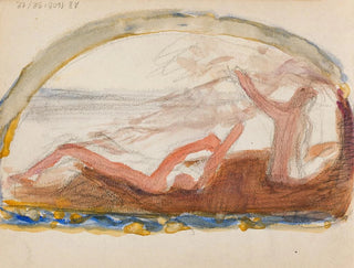 Esquisse for værket Guldalderen - Magnus Enckell — visning af kunstværket