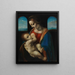Kopi af Madonna Litta efter Leonardo da Vinci - Magnus Enckell — indrammet kunstværk på væggen