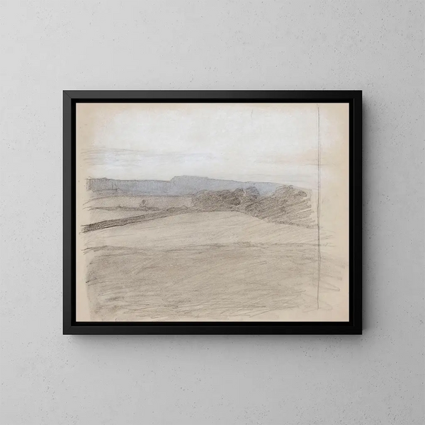 Esquisse de maison - Magnus Enckell — indrammet kunstværk på væggen