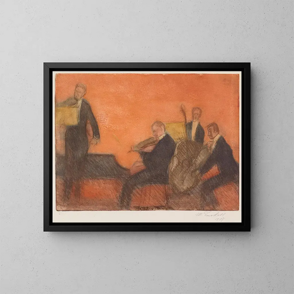 Musik - Magnus Enckell — indrammet kunstværk på væggen