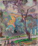 Vue sur le parc depuis San Remo - Magnus Enckell — visning af kunstværket