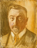 Portrait af kammerherre Hjalmar Linder - Magnus Enckell — visning af kunstværket