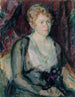Portrait af fru Agda Viln - Magnus Enckell — visning af kunstværket