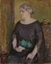 Portrait af fru Lydia Keirkner - Magnus Enckell — visning af kunstværket