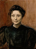 Portrait af skulptøren Madeleine Jouvray - Magnus Enckell — visning af kunstværket
