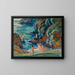 Rivage rocheux au soleil à Portofino - Magnus Enckell — indrammet kunstværk på væggen
