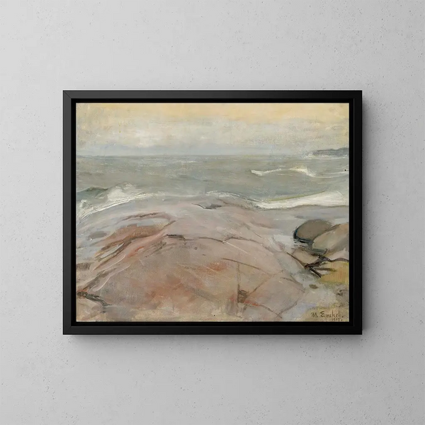 havlandskab fra Suursaari-øen - Magnus Enckell — indrammet kunstværk på væggen